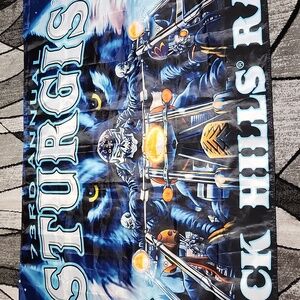 73RD ANNUAL STURGIS BLACK HILLS MOTORCYCLE RALLY 2013 LARGE FLAG
